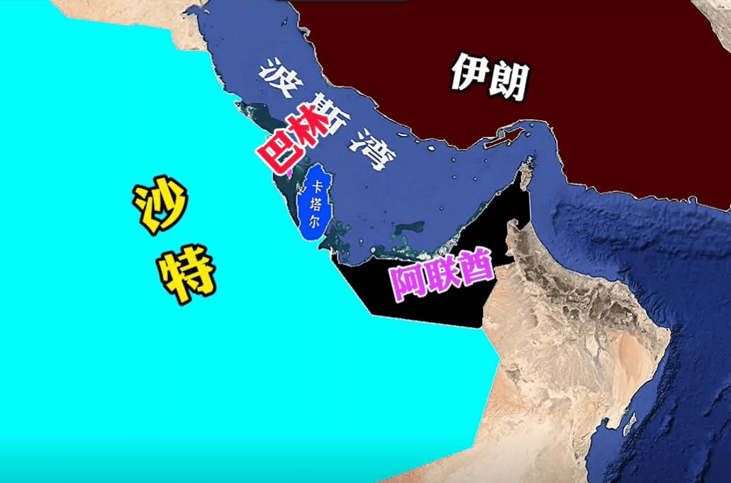 卡塔尔在世界地图上的位置（卡塔尔在哪里）