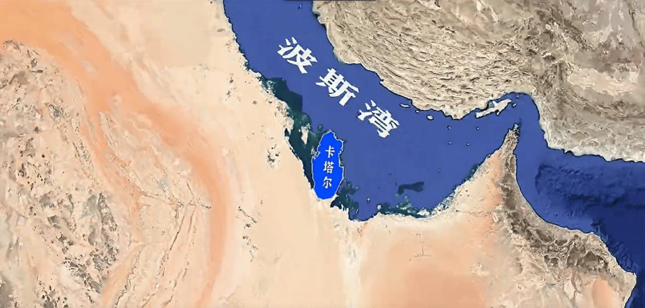 卡塔尔在世界地图上的位置（卡塔尔在哪里）