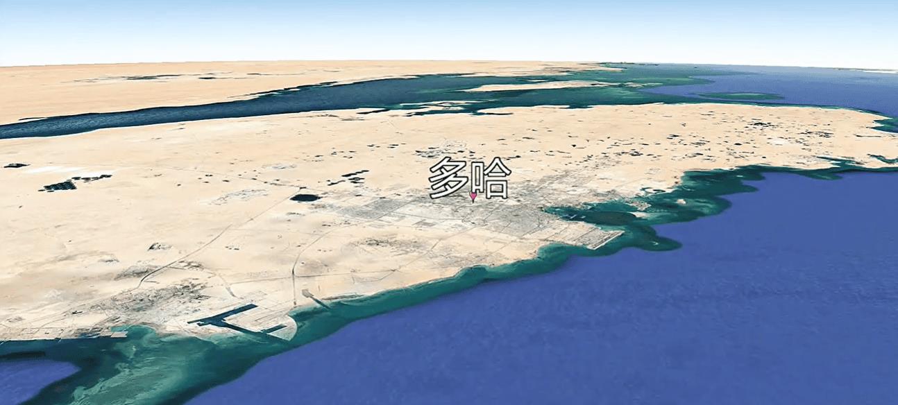 卡塔尔在世界地图上的位置（卡塔尔在哪里）