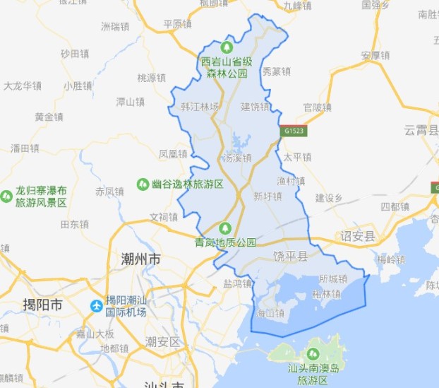饶平县属于哪个省哪个市(饶平县是哪个市)