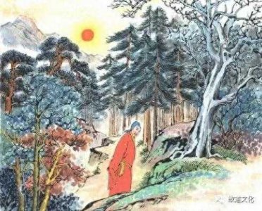​返景入深林(《鹿柴》里的“返景”通假“返影”)