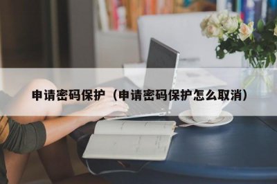​申请密码保护（申请密码保护怎么取消）