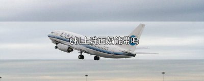 ​飞机带洗面奶多少毫升 飞机带洗面奶什么规定