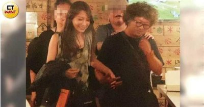 ​金马庆功宴开吃，39岁谐星纳豆醉黏女友依依，饭后两人回新爱巢