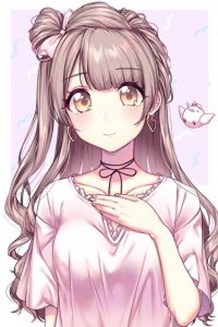 ​动漫美少女倾心演绎半扎丸子头，甜美又可爱的美图欣赏