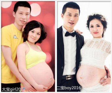 ​一位儿女双全的妈妈图片记录两次怀孕的肚子对比，快来对比一下
