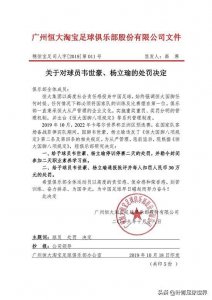 ​恒大动真格：今年已重罚3人，奖励3人！一切为了国足