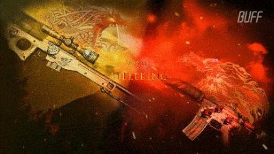 ​CSGO崭新龙狙和暗金咆哮，你觉得哪一个才是皮肤之王？