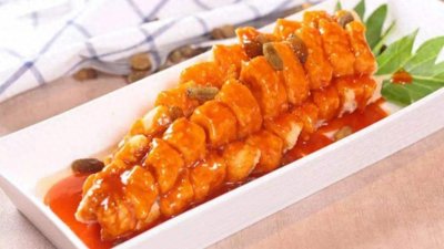 ​葡萄鱼：它是安徽省传统名菜，外酥里嫩、口感酸甜，简单做法