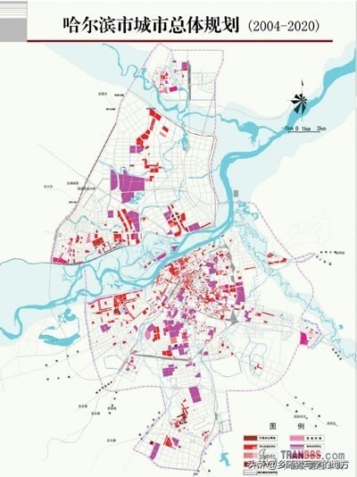 高清！哈尔滨城市总体规划图，黑龙江人收藏了。