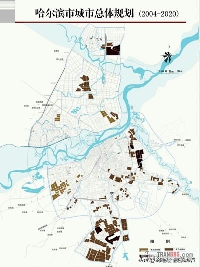 高清！哈尔滨城市总体规划图，黑龙江人收藏了。