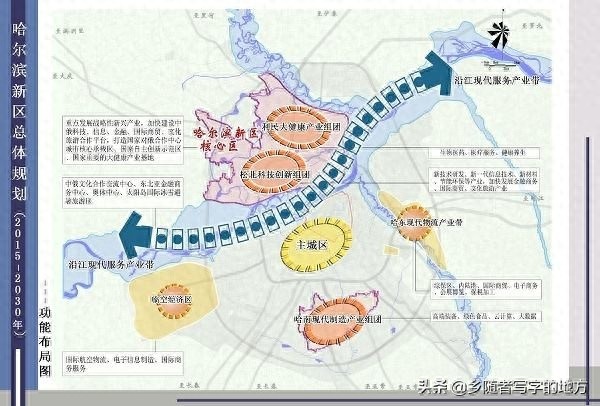 高清！哈尔滨城市总体规划图，黑龙江人收藏了。