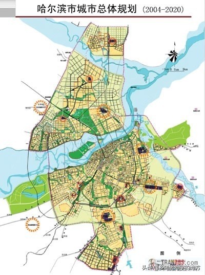高清！哈尔滨城市总体规划图，黑龙江人收藏了。