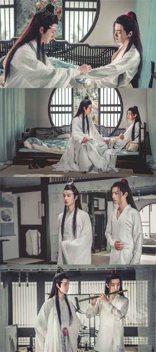 一组《陈情令》蓝忘机和魏无羡高清无水印壁纸,喜欢赶紧保存吧