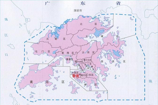 香港面积和广东哪个大