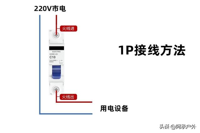 空气开关接线图和正确接法（家用空气开关正确接线方法）(2)