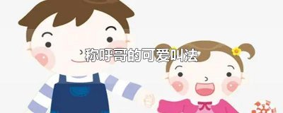 ​称呼哥的可爱叫法