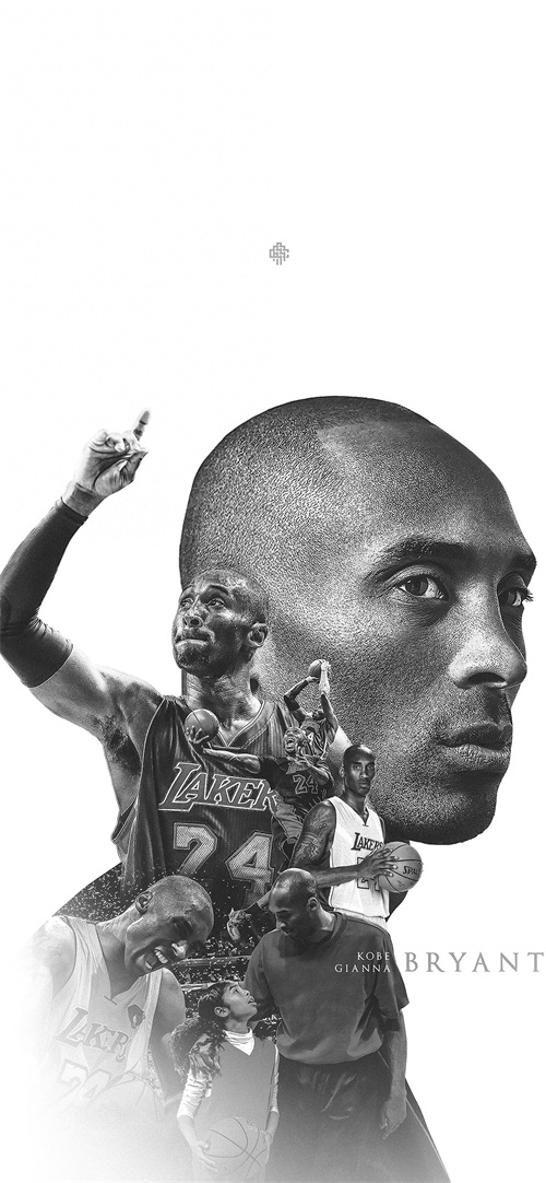 每日无水印壁纸第303:黑曼巴科比篮球巨星高清手机壁纸