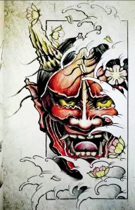 ​经久不衰的纹身素材之一，般若