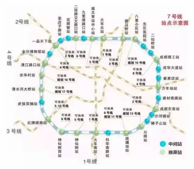 成都地铁17号线的全部站点（成都地铁1到18号线最全资料在此）(12)