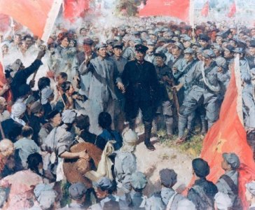 ​井冈山会师时，我们一