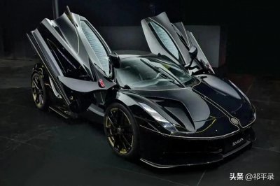 ​玩家讲述 丨Lotus跑车 Evija Fittipaldi 黑金版亮相2024重庆国际车展